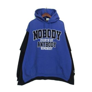 ヴェトモン(VETEMENTS)のヴェトモンVETEMENTS■20SS NOBODYレイヤードフーディパーカー(パーカー)