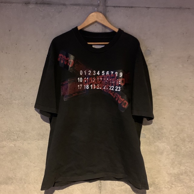 メゾンマルジェラ Tシャツ ロゴ 19AW 【返品不可】 メゾン マルジェラ Tシャツ