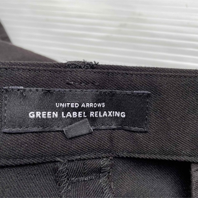 UNITED ARROWS green label relaxing(ユナイテッドアローズグリーンレーベルリラクシング)の美品　ユナイテッドアローズ　ワイドパンツ　クロップドパンツ　黒　ブラック　36 レディースのパンツ(カジュアルパンツ)の商品写真