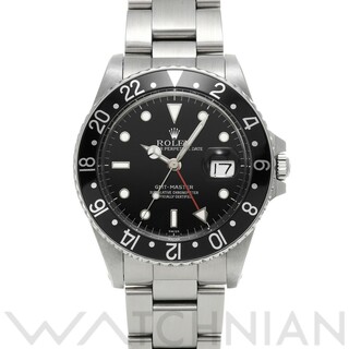 ロレックス(ROLEX)の中古 ロレックス ROLEX 16750 R番台(1988年頃製造) ブラック メンズ 腕時計(腕時計(アナログ))