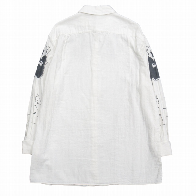 21aw ロエベ LOEWE パンジー プリント ルーズ シャツ カットソー◇2