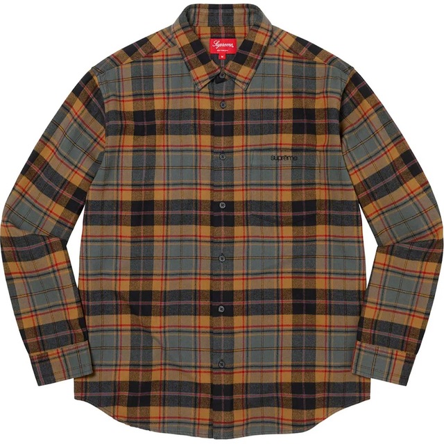 Supreme(シュプリーム)のsupreme 22FW Plaid Flannel Shirt  Lサイズ メンズのトップス(シャツ)の商品写真
