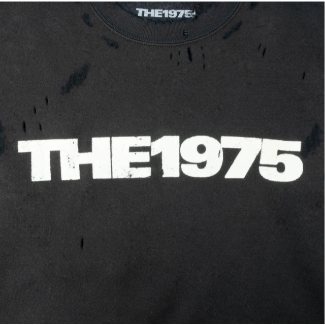 【 Black 2X 】The 1975 Distressed Crewneck エンタメ/ホビーのタレントグッズ(アイドルグッズ)の商品写真