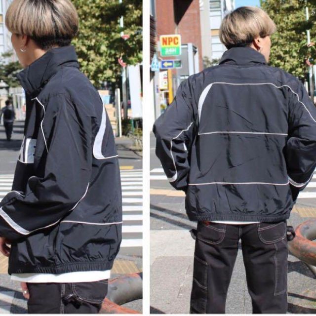 美品　supreme 21aw S Paneled Track Jacket