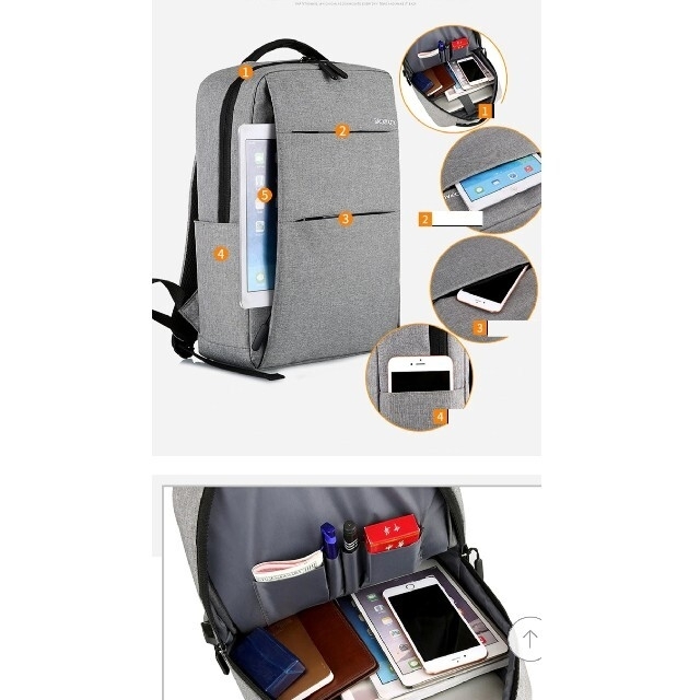 男女兼用　ノートPCバックパック(リュックサック) レディースのバッグ(リュック/バックパック)の商品写真