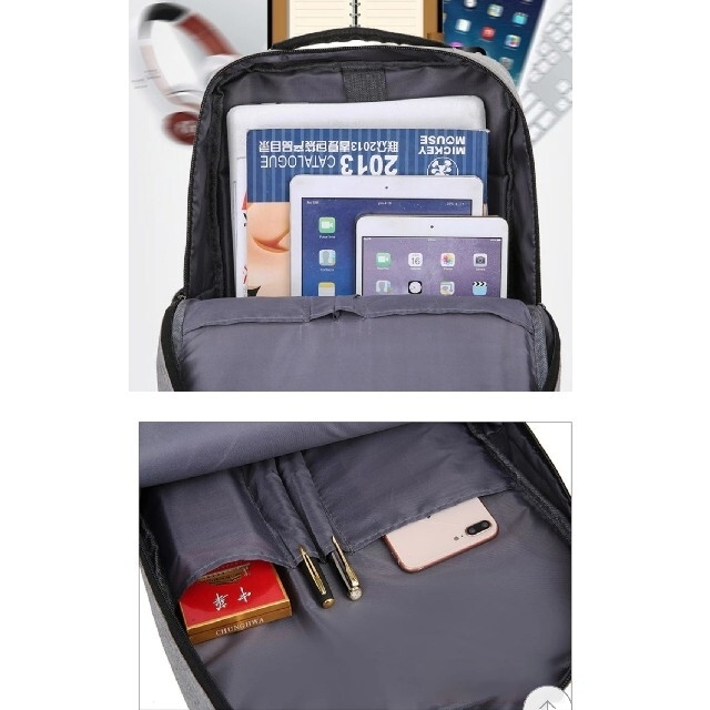 男女兼用　ノートPCバックパック(リュックサック) レディースのバッグ(リュック/バックパック)の商品写真