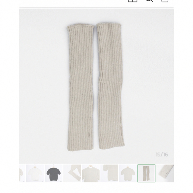 match warmer set knit レディースのトップス(その他)の商品写真