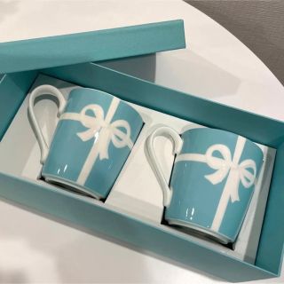 ティファニー(Tiffany & Co.)のTiffany&Co. リボン　マグカップ(グラス/カップ)