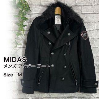 ミダス(MIDAS)のMIDAS メンズ アウター ファー付き コート M(ピーコート)