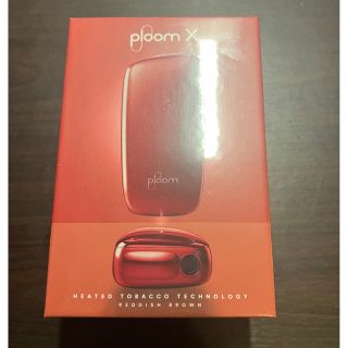 プルームテック(PloomTECH)の【新品未開封】ploom X スターターキット（レディッシュブラウン）(タバコグッズ)