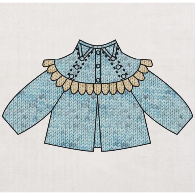 misha&puff Ruffle Cardigan Lake 18-24 【待望☆】 phildawsonmusic