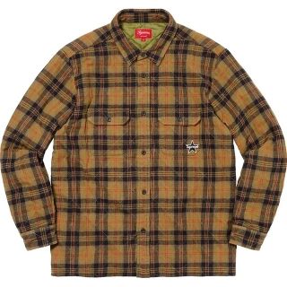 シュプリーム(Supreme)のsupreme Quilted Plaid Flannel Shirt Lサイズ(シャツ)