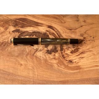 ペリカン(Pelikan)の【セール中！！】ペリカン 万年筆 M400 スーべレーン 茶縞 F（細字）(ペン/マーカー)