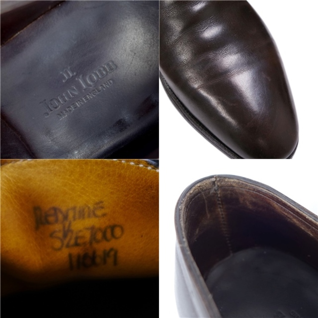 JOHN LOBB(ジョンロブ)のジョンロブ JOHN LOBB レザーシューズ REDMIRE レドマイヤー モンクストラップ カーフレザー 革靴 シューズ メンズ 5 1/2E(24cm相当) ブラウン メンズの靴/シューズ(ドレス/ビジネス)の商品写真