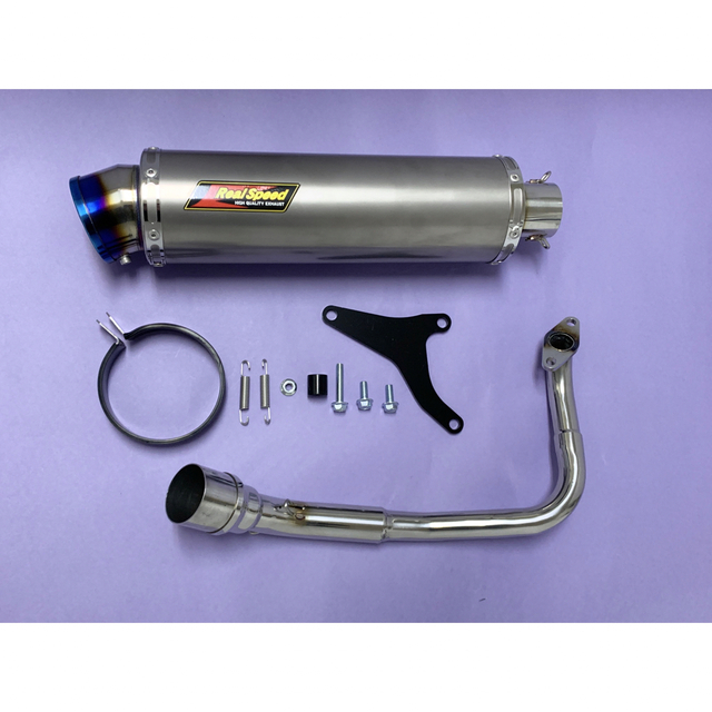 リアルスピード アドレス V125 CF46A メテオ チタン マフラー