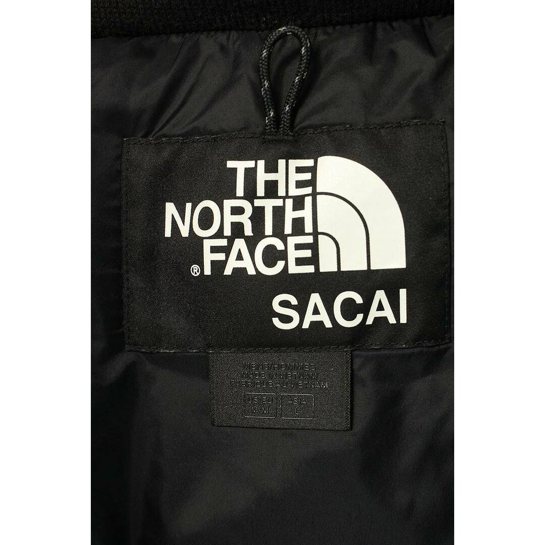 sacai(サカイ)のサカイ ×ノースフェイス THE NORTH FACE 17AW ND9171SA Bomber Jacket ボンバージャケットブルゾン メンズ L メンズのジャケット/アウター(ブルゾン)の商品写真