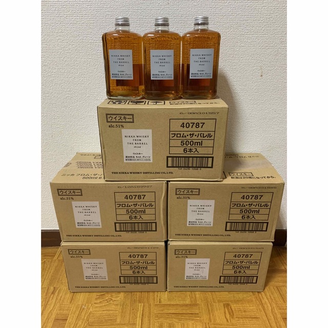 【新品未開封品】ニッカフロムザバレル　500ml  6本セット