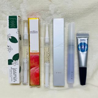 ロクシタン(L'OCCITANE)のネイルオイル　4本セット(ネイルケア)