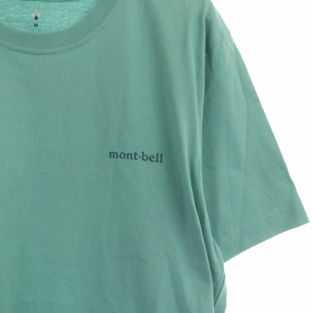 mont bell(モンベル)のモンベル バックプリント Tシャツ カットソー クルーネック 半袖 M レディースのトップス(Tシャツ(半袖/袖なし))の商品写真