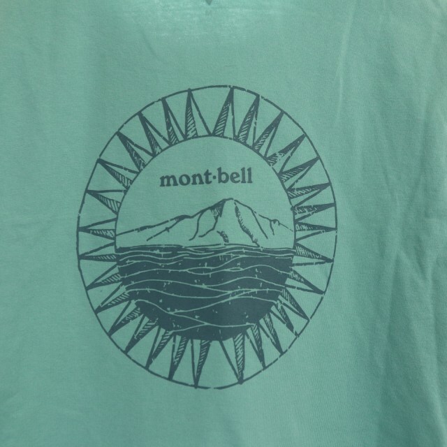 mont bell(モンベル)のモンベル バックプリント Tシャツ カットソー クルーネック 半袖 M レディースのトップス(Tシャツ(半袖/袖なし))の商品写真