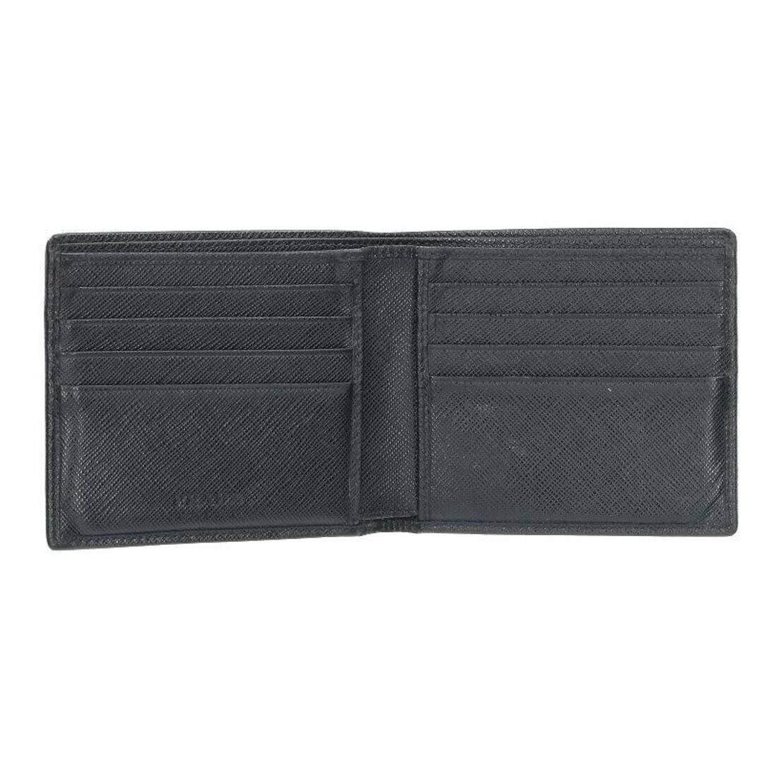 PRADA(プラダ)のプラダ 2MO513 サフィアーノレザー二つ折り財布 メンズ ハンドメイドのファッション小物(財布)の商品写真