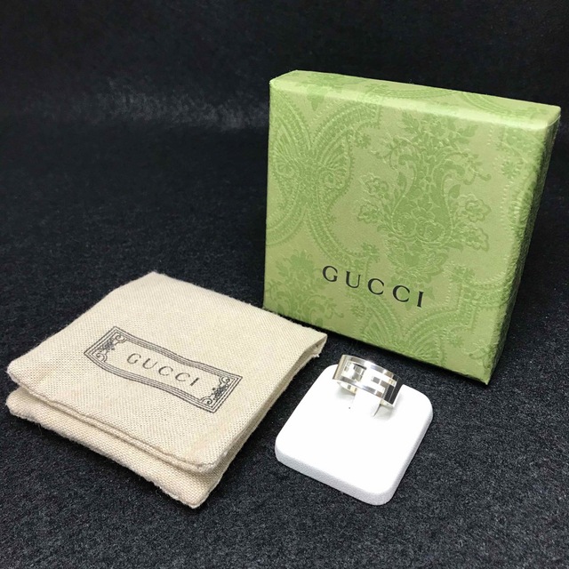 Gucci(グッチ)の新品未使用品　グッチ　ブランデッドG リング　指輪　シルバー　925 10号 レディースのアクセサリー(リング(指輪))の商品写真