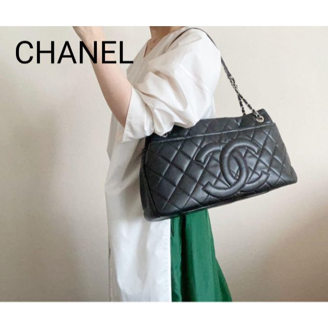 100%正規品 CHANEL - トート チェーンショルダーバッグ 極美品