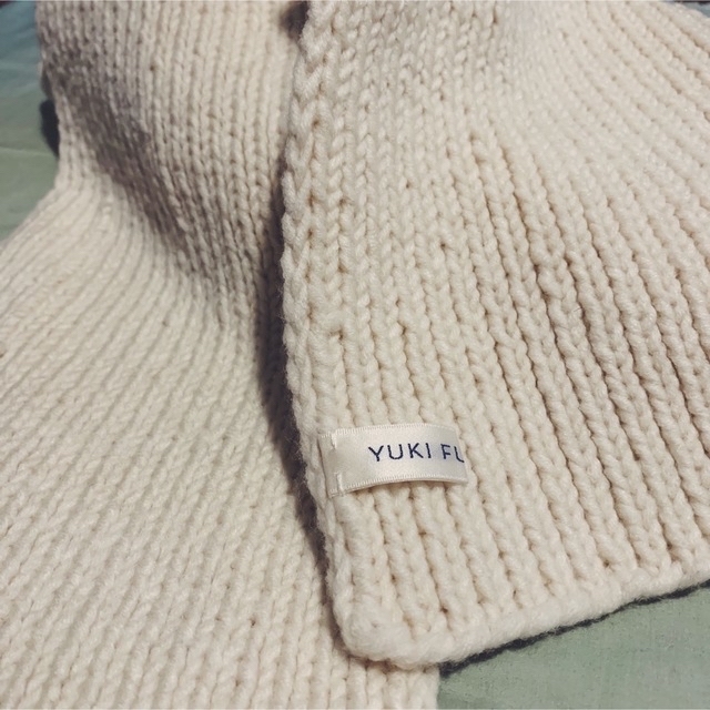 即完売 yuki fujisawa マフラー 銀箔 ミトン-