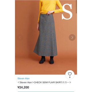 スティーブンアラン(steven alan)の＜Steven Alan＞CHECK SEMI FLAIR SKIRT/スカート(ロングスカート)