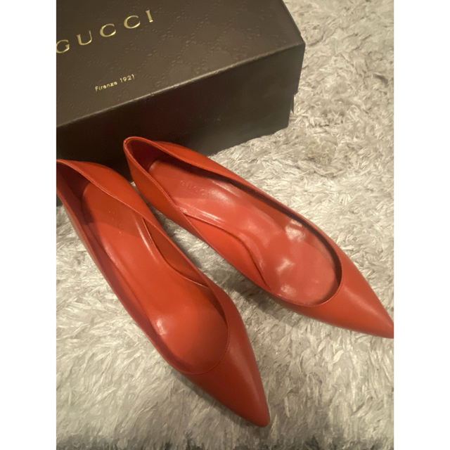 Gucci(グッチ)の新品　グッチ　GUCCI ローヒールパンプス　38.5 レディースの靴/シューズ(ハイヒール/パンプス)の商品写真