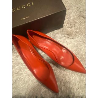 グッチ(Gucci)の新品　グッチ　GUCCI ローヒールパンプス　38.5(ハイヒール/パンプス)