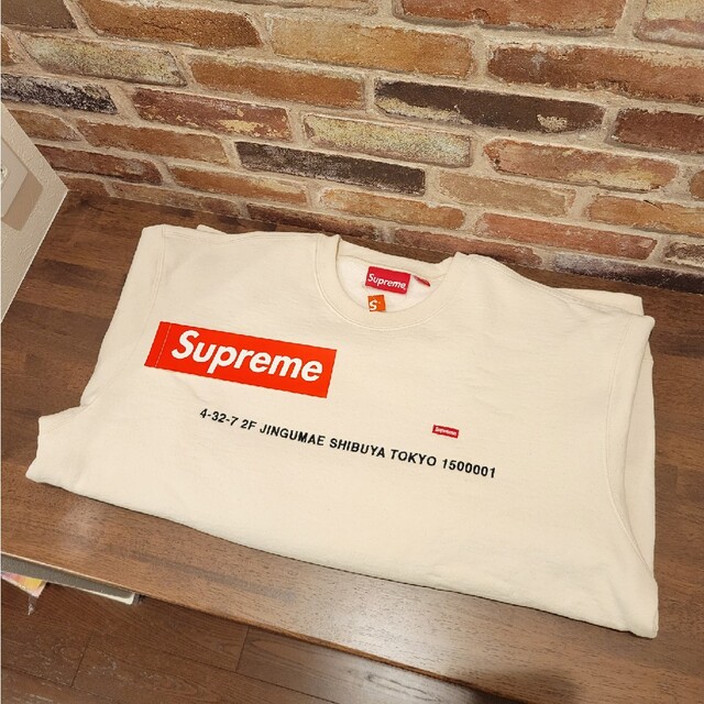 キムタク着★Supreme★Shop Small Box Crewneck木村