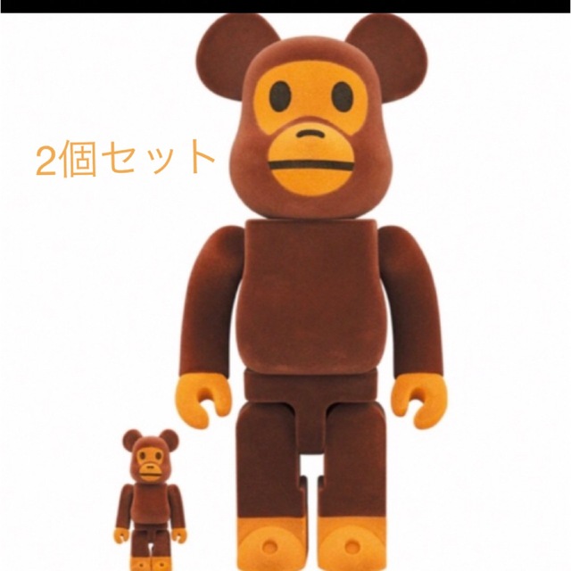 BE@RBRICK BABY MILO Flocky Ver 100％ 400％