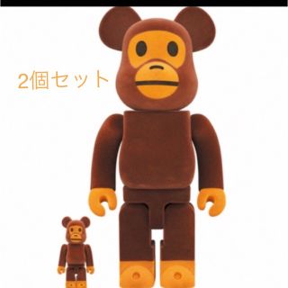 メディコムトイ(MEDICOM TOY)のBE@RBRICK BABY MILO Flocky Ver 100％ 400％(その他)