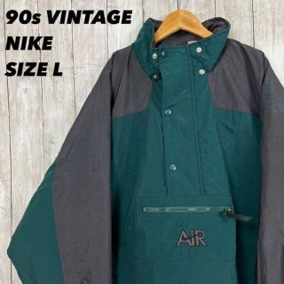 NIKE - 90sヴィンテージ古着NIKEナイキ白タグ刺繍ロゴ中綿ナイロン