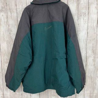 NIKE - 90sヴィンテージ古着NIKEナイキ白タグ刺繍ロゴ中綿ナイロン
