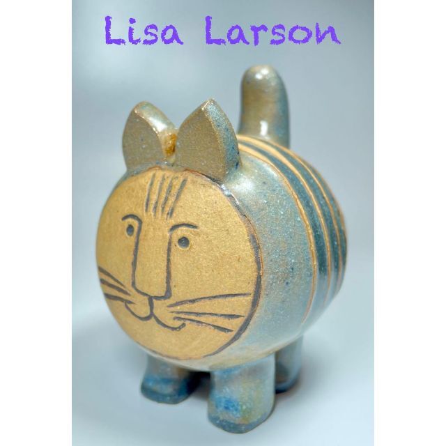 【美】リサ・ラーソン Lisa Larson グスタフスベリ 猫 ビンテージ