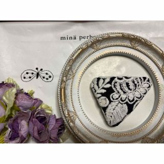 ミナペルホネン(mina perhonen)のhandmadeパッチンピン　⌘smile flower⌘ ミナペルホネン(ヘアアクセサリー)