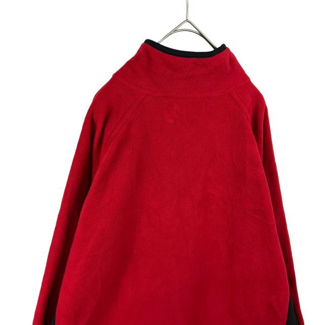 NAUTICA(ノーティカ)のNAUTICA ノーティカ ハーフジップ フリース プルオーバー 赤 US/XL メンズのジャケット/アウター(ブルゾン)の商品写真