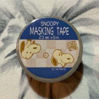 スヌーピー(SNOOPY)のスヌーピー フェイス 和柄 箔入り マスキングテープ(テープ/マスキングテープ)