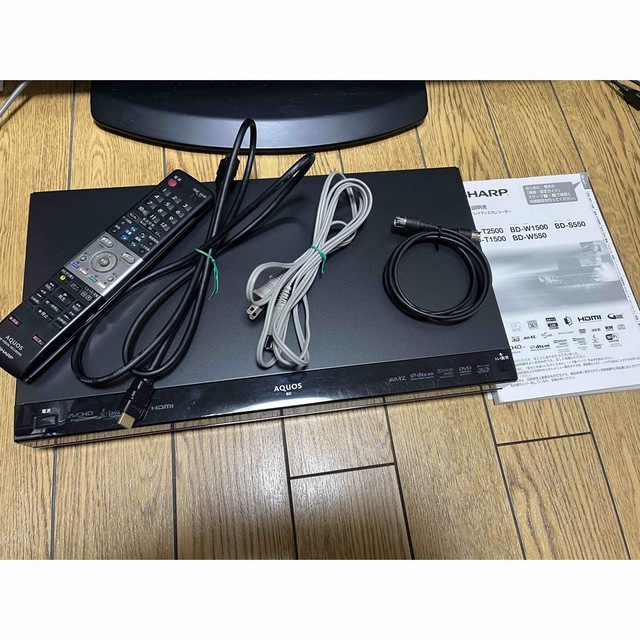 AQUOS - 送料込 シャープ 500GB AQUOS ブルーレイ レコーダー BD-S550