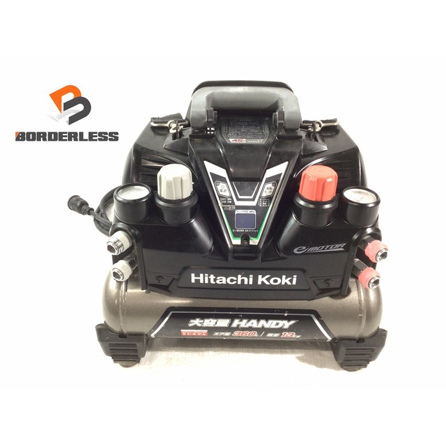 日立 - ☆中古品☆ HITACHI 日立工機 高圧/常圧エアコンプレッサ 日立 - ☆中古品☆ HITACHI 日立工機 高圧/常圧エアコンプレッサ