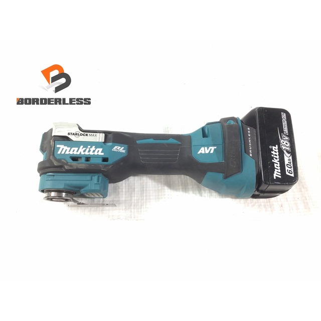 Makita - ☆中古品☆makita マキタ 18V 充電式マルチツール TM52D 6.0Ahバッテリー1個(BL1860B)付 カットソー 66648