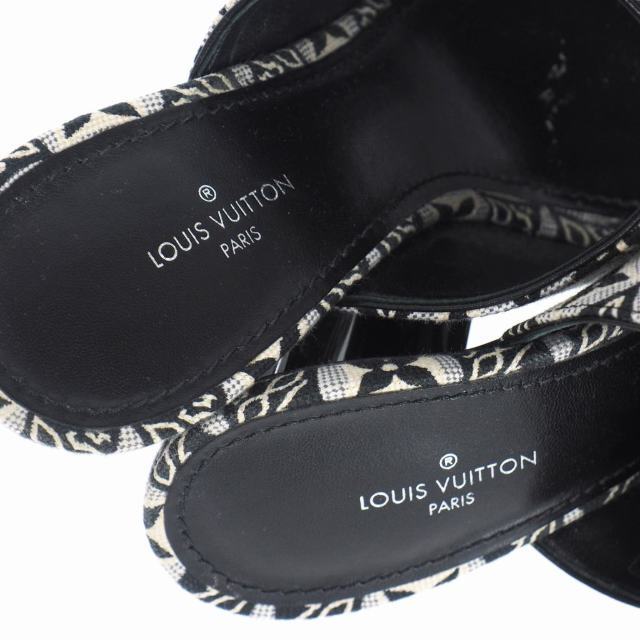 ルイヴィトン LOUIS VUITTON シルエット ヒール サンダル ミュール