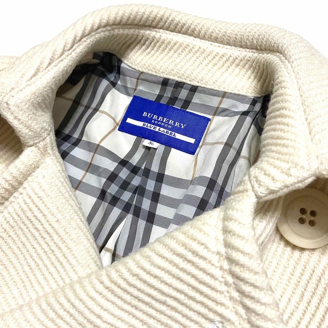 BURBERRY BLUE LABEL - バーバリーブルーレーベル Pコート BURBERRY BLUE LABEL - バーバリーブルーレーベル Pコート