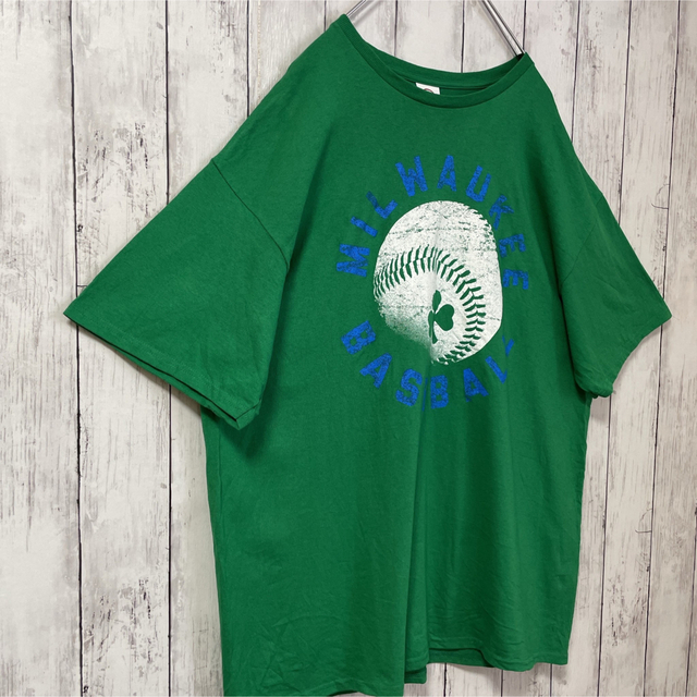 DELTA(デルタ)のDELTA デルタ ビッグプリント Tシャツ オーバーサイズ ユニセックス 緑 メンズのトップス(Tシャツ/カットソー(半袖/袖なし))の商品写真