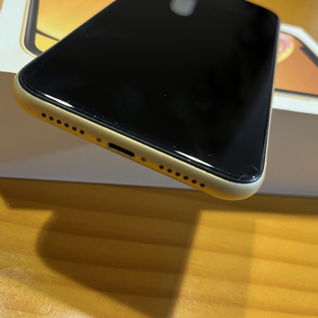 アップル iphonexr  b イエロー