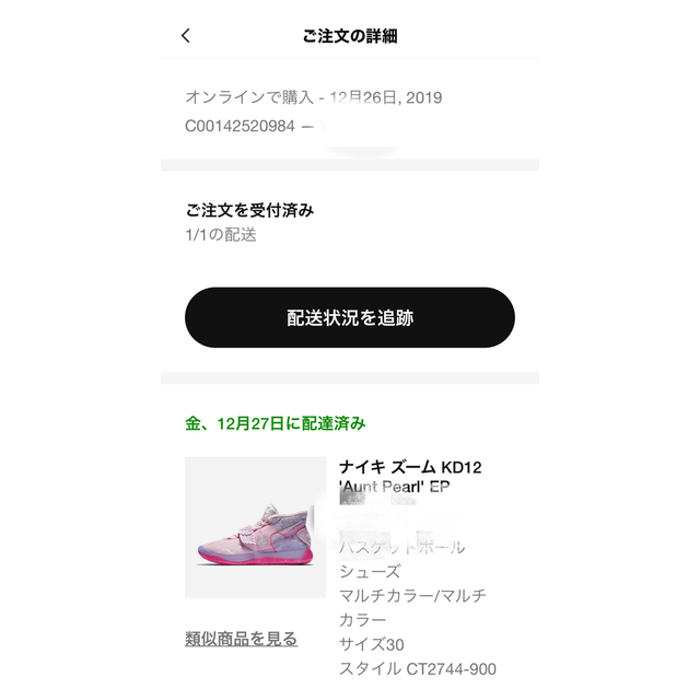 NIKE ZOOM KD12 XMAS EP “AUNT PEARL”30cm