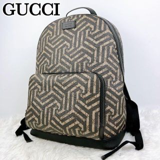 グッチ(Gucci)の美品 GUCCI グッチ リュック バックパック GG柄 カレイド A4収納可能(バッグパック/リュック)