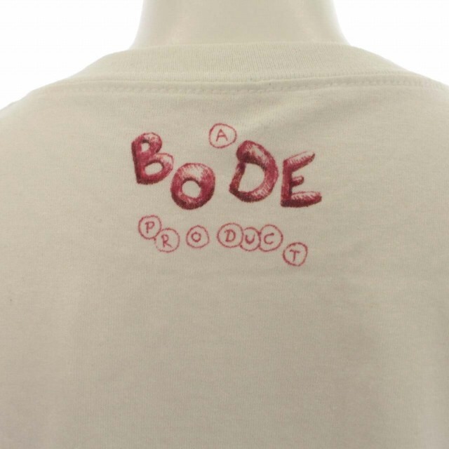 other(アザー)のボーディ BODE Tシャツ プリント柄 半袖 XS 白 マルチカラー レディースのトップス(Tシャツ(半袖/袖なし))の商品写真